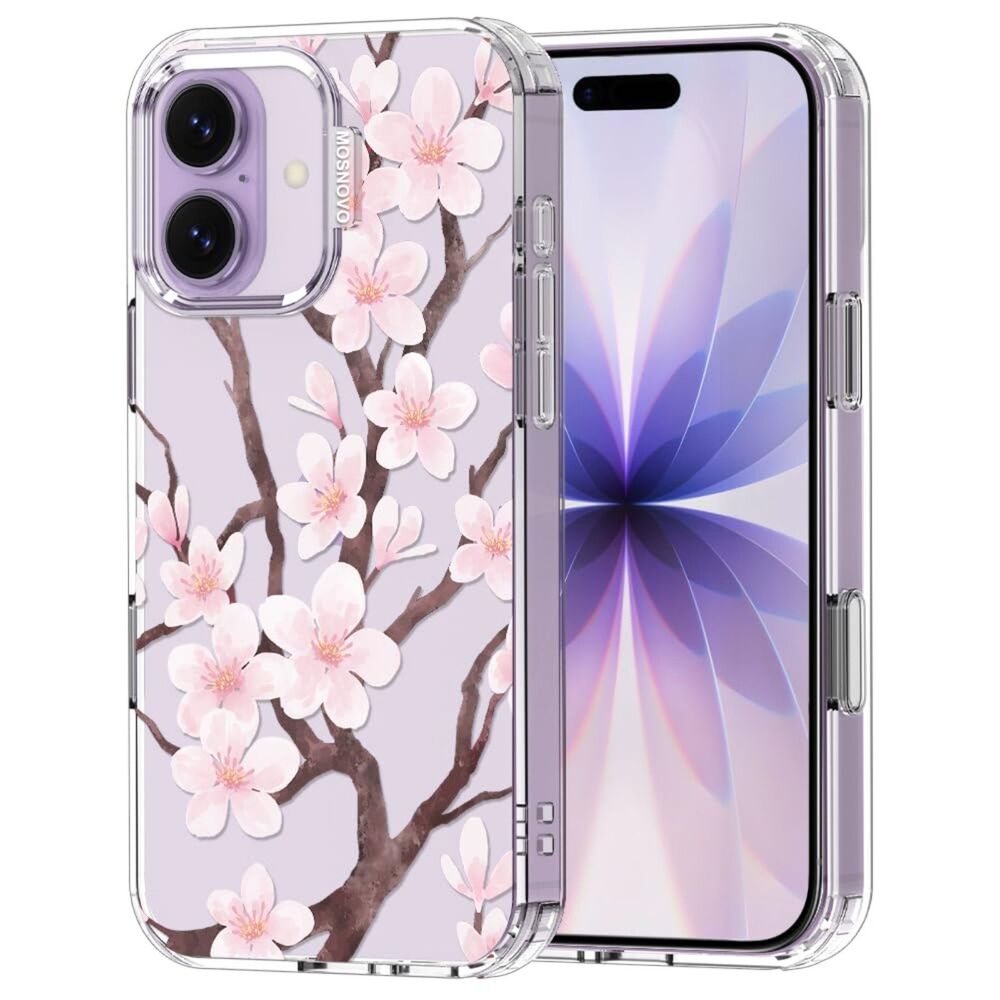 IPhone 17 Case Clear With Cherry Blossom Design, 20N-180PH005